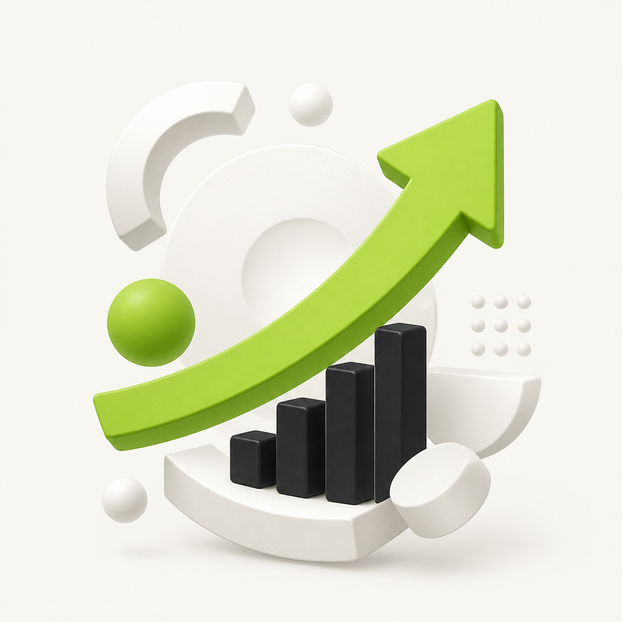 Abstract illustration of business growth